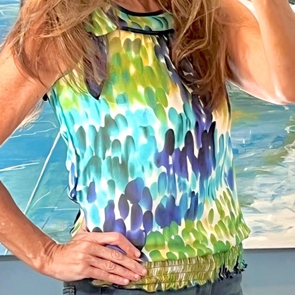 ⭐️IZ,Buyer California,Vibrant,Fun,Funky & Fabulous..Live Summer in Color! Size S - Picture 7 of 11